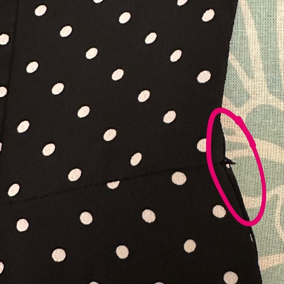 Talbots Ditsy Dot Fit & Flare Dress - Picture 13 of 14